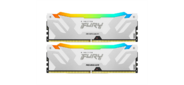 Оперативная память Kingston 32GB 7600MT / s DDR5 CL38 DIMM (Kit of 2) FURY Renegade RGB White XMP