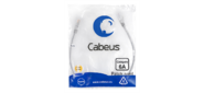Cabeus PC-UTP-RJ45-Cat.6a-0.5m-LSZH Патч-корд U / UTP, категория 6а (10G), 2xRJ45 / 8p8c, неэкранированный, серый, LSZH, 0.5м