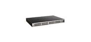 D-Link DGS-3130-54PS / B2A,  PROJ L2+ Managed Switch with 48 10 / 100 / 1000Base-T ports and 2 10GBase-T ports and 4 10GBase-X SFP+ ports  (48 PoE ports 802.3af / 802.3at  (30 W),  PoE Budget 370W,  PoE Budget wit