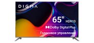 Телевизор LED Digma 65" DM-LED65UBB41 Android TV Frameless Metal темно-серебристый / серебристый 4K Ultra HD 60Hz DVB-T DVB-T2 DVB-C DVB-S DVB-S2 USB WiFi Smart TV