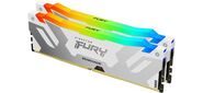 Оперативная память Kingston 32GB 7200MT / s DDR5 CL38 DIMM  (Kit of 2) FURY Renegade RGB White XMP
