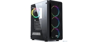 Powercase CMIZB-L4 Корпус Mistral Z4 Mesh LED, Tempered Glass, 4x 120mm 5-color fan, чёрный, ATX (CMIZB-L4)