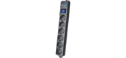 Surge protector Pilot S Max (5 euros + 1GP), 15A / 3.5kVA, automatic, 7 m, graphite