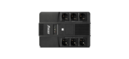 UPS POWERMAN Brick 600, line-interactive, 600VA, 360W, 3 eurosockets with backup power, 3 eurosockets with surge protection RJ45 / RJ11, battery 12V 7Ah 1 pc., 293mm x 202mm x 93mm, 4.5 kg.