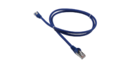 Патч-корд LANMASTER LSZH FTP кат.5e,  1.0 м,  синий