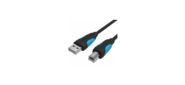 Кабель Vention USB 2.0 AM / BM  - 2м. Черный