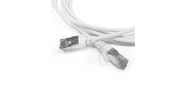 Hyperline PC-LPT-SFTP-RJ45-RJ45-C6-5M-LSZH-WH Патч-корд S / FTP, экранированный, категория 6 (100% Fluke Component Tested), 28AWG, LSZH, 5 м, белый