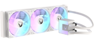 Система водяного охлаждения Formula V Line ICE JET GLOW 360 WH,  360mm,  3x120mm,  ARGB fans,  LGA115X / 1200 / 1700 / 1851,  AM4 / AM5
