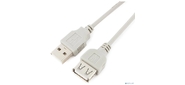 Кабель удлинит. USB 2.0 Gembird / Cablexpert CC-USB2-AMAF-6-N серый  (1.8м,  AM / AF,  пакет)  (CC-USB2-AMAF-6-N)
