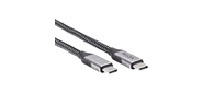 Кабель USB3.2 Gen2X2, CM->CM, 20Gbs, 100WT, 4KX60Hz, All shell, 1.8m VCOM <CU420M-1.8M>