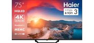 Телевизор HQLED Haier 75" DH1WVFD03RU S2 Pro Frameless черный / черный 4K Ultra HD 60Hz MEMC DVB-T DVB-T2 DVB-C DVB-C2 DVB-S2 USB WiFi Smart TV