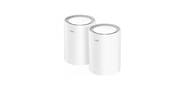 Cudy M3000 (2-Pack) 2, 5-гигабитная Mesh-система Wi-Fi 6 AX3000,  2, 4 / 5 ГГц,  до 2976 Мбит / с,  LAN 1x1 Гбит / с,  WAN 1x2, 5 Гбит / с,  Cudy Mesh,  MU-MIMO,  белый,  5 внутренних антенн  (модулей - 2 шт)
