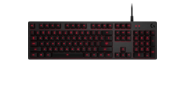 Клавиатура игровая Logitech G413 CARBON US INT'L ЛАТИНИЦА  (механическая,  красная подсветка)  (M / N: Y-U0032)