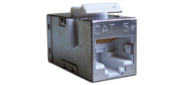 Повторитель портов RJ-45,  экранированный,  кат.5E,  формата Keystone