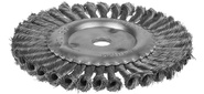 STAYER [35120-200] Щетка дисковая для УШМ,  плетенные пучки проволоки 0, 5мм,  200мм / 22мм