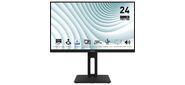 MSI PRO MP242AP 23.8" Black  (IPS,  1920x1080,  D-Sub+HDMI+DP,  1 ms,  178° / 178°,  300 cd / m,  1000:1  (100M:1),  100Hz,  MM,  Pivot)