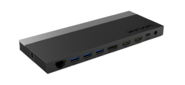 WAVLINK Docking Station USB-C GEN2 4K Universal  / 100W PowerDelivery Include 20V / 6.5A Power Adapter /  4xUSB3.0 / 1xUSB C / 1xDP 4K 60HZ / 2xHDMI 4K 60HZ / 1xGigabit LAN / 1xAudio In / Out / 1xSD / Micro SD CardReader