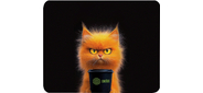 Коврик для мыши Cactus Red Cat 220x180x2мм  (CS-MP-P11XS)