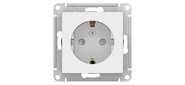 Schneider-electric ATN000145 ATLASDESIGN РОЗЕТКА с заземлением со шторками,  16А,  механизм,  БЕЛЫЙ