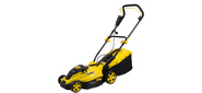 CHAMPION Газонокосилка эл. EM3616 { 1, 6 кВт пласт.+ткань травосб. 45л ширина 360мм 20-70мм,  11, 5кг }