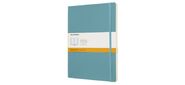 Блокнот Moleskine CLASSIC SOFT QP621B35 190х250мм 192стр. линейка мягкая обложка фиксирующая резинка голубой
