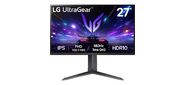 Монитор 27" LG 27GS65F-B Black  (IPS,  1920x1080,  HDMI+DP,  1 ms,  178° / 178°,  300 cd / m,  1000:1,  180Hz,  Pivot)
