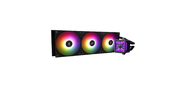 Водяное охлаждение для процессора /  Thermalright Frozen Warframe Pro 360 Black Argb  (360mm,  Black,  ARGB /  Fans: 3x120mm,  70.84CFM,  29.8dBA,  2000RPM /  Pump height 60mm,  23dBA,  3000RPM,  Rad thickness 27mm /  S: 1200,  1700,  1851,  2011,  2066,  115X,  AM4,  AM5)
