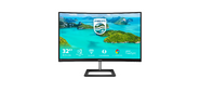 Philips 325E1C  (00 / 01) LCD 31.5'' [16:9] 2560х1440 (WQHD) VA,  Curved,  nonGLARE,  250cd / m2,  H178° / V178°,  3000:1,  16.7M,  4ms,  VGA,  HDMI,  DP,  Tilt,  2Y,  Black