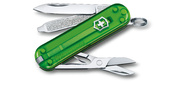 Нож перочинный Victorinox Classic Green Tea  (0.6223.T41G) 58мм 7функц. карт.коробка