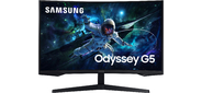 Монитор Samsung 32" S32CG550EI черный VA LED 16:9 HDMI M / M матовая 300cd 178гр / 178гр 2560x1440 165Hz DP 2K USB 5.2кг