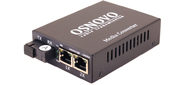 OSNOVO Медиаконвертер FE,  2*10 / 100Base-T,  1 оптический порт  (SC,  tx1310нм / rx1550нм) 100Base-FX,  до 20 км