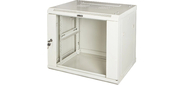 Шкаф настенный серии Pro,  15U 600x450,  стеклянная дверь
