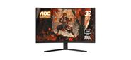 МОНИТОР 32" AOC CQ32G4VE Black (VA, изогнутый, 2560x1440, 180Hz, 0.5 ms, 178° / 178°, 300 cd / m, 80M:1, +2xHDMI 2.0, +DisplayPort 1.4)