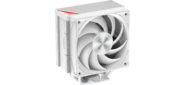 Кулер для процессора /  PCCooler RZ400 V2 WH  (230W,  4-pin PWM,  155mm,  Al / Cu,  4x6mm,  1x120mm,  86.73CFM,  32dBA,  2200RPM,  S: 1851,  1700,  1200,  115X,  AM5,  AM4,  black)