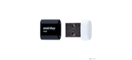 Smartbuy USB Drive 4GB LARA Black  (SB4GBLara-K)