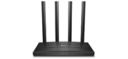 TP-Link Archer C6 AC1200 Dual Band Wireless Gigabit Router,  867Mbps at 5GHz + 300Mbps at 2.4GHz,  802.11ac / a / b / g / n,  5 Gigabit Ports,  4 fixed antennas