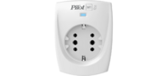 Сетевой фильтр ZIS PILOT BIT S, 1 розетка, 16А / 3, 5кВт, св.серый