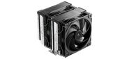 Кулер для процессора DEEPCOOL AG620 G2 LGA1954 / 1851 / 1700 / AM5 / AM4 (9шт / кор, TDP 270W, PWM, DUAL Black Fan 120mm, 6 тепл. трубок, черный) RET (R-AG620-BKNPMG2-G)
