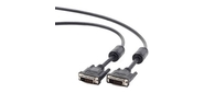 Кабель DVI-D single link Gembird / Cablexpert ,  19M / 19M,  1.8м,  черный,  экран,  феррит.кольца,  пакет  (CC-DVI-BK-6)