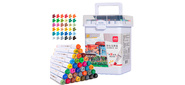 Набор маркеров для скетчинга Deli 70818-36 скошенный пиш. наконечник 36цв. пластиковая коробка