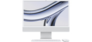 Моноблок Apple iMac A2874 24" 4.5K M3 8 core  (4.05) 8Gb SSD256Gb 8 core GPU macOS WiFi BT 143W клавиатура мышь Cam серебристый 4480x2520