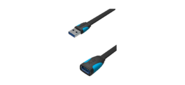 Кабель-удлинитель Vention USB 3.0 AM / AF - 3м плоский