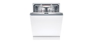 Встраиваемая посудомоечная машина,  60 см,  Serie 8,  14 комплектовсенсорное управление,  8 программ,  59.8x55x81.5 см,  нержавеющая сталь цвет,  сушка: с теплообменником / Zeolite,  индикация на полу: проекция дисплея