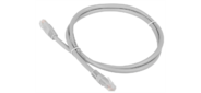 Кабель Patch cord Lanmaster TWT-45-45-5.0 / 6-GY 5м UTP Cat 6 Grey