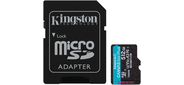 Флеш карта microSDXC 512GB Kingston SDCG4 / 512GB Canvas Go! Plus V10 A2 + adapter