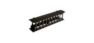 Hyperline CMF-2U-FPL106-MCOV-RAL9005 Кабельный организатор с крышкой, глубина 106 мм, 19", 2U