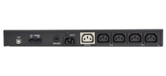 Powercom King Pro RM, Line-Interactive, 1000VA / 800W, Rack mount 1U, IEC, USB, LCD, black KIN-1000AP RM