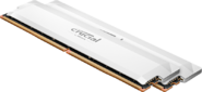 Оперативная память Crucial Pro Gaming by Micron  DDR5-6400   64GB Kit  (2x32GB)  UDIMM CL40 White 1.35V,  1 Year Warrаnty