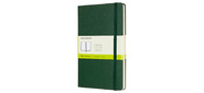 Блокнот Moleskine CLASSIC QP062K15 Large 130х210мм 240стр. нелинованный твердая обложка зеленый