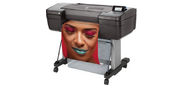HP DesignJet Z9+ PS Printer  (24", 9 colors,  pigment ink,  2400x1200dpi, 128 Gb (virtual), 500 Gb HDD,  GigEth / host USB type-A, stand, single sheet and roll feed, autocutter,  PS,  1y warr)